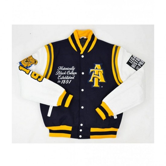 North Carolina A&T State University Aggie Pride Varsity Blue Jacket