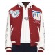 Off White Red Varsity Jacket