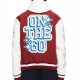 Off White Red Varsity Jacket