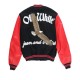 Off-White Eagle 23 Red and Black Varsity Jacket