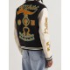 Off-White Wool-Blend Varsity Jacket