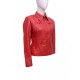 Once Upon A Time Emma Swan Red Leather Jacket