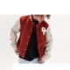 One Piece Red Varsity Jacket