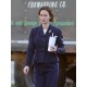 Oppenheimer Emily Blunt Blue Coat