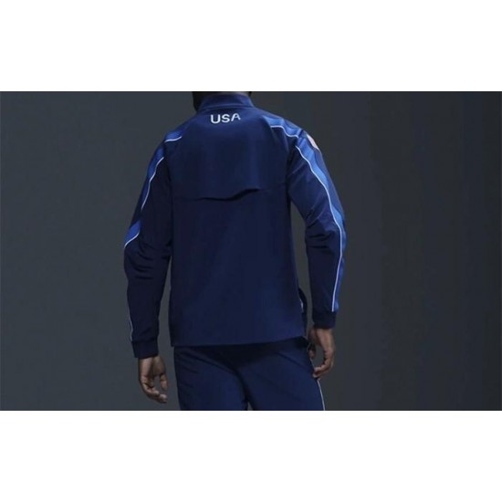 Paris 2024 Olympics Team USA Blue Tracksuit