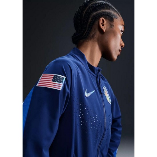 Paris 2024 Olympics Team USA Blue Tracksuit