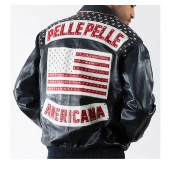 Pelle Pelle American Black Leather Jacket