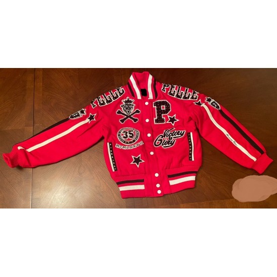 Pelle Pelle Anniversary Edition Varsity Red Jacket