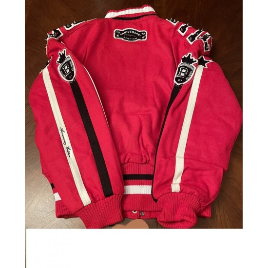 Pelle Pelle Anniversary Edition Varsity Red Jacket