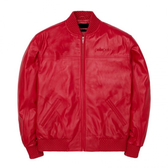 Pelle Pelle Basic Burnish Buttersoft Red Leather Jacket