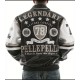 Pelle Pelle Black White Encrusted Studded Leather Jacket