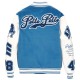 Pelle Pelle Blue Biker 1978 Varsity Jacket