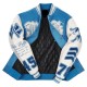 Pelle Pelle Blue Biker 1978 Varsity Jacket