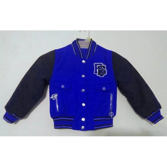 Pelle Pelle Blue Varsity Jacket