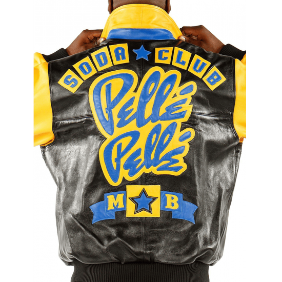 Pelle Pelle Classic Soda Club Yellow Leather Jacket