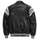 Pelle Pelle Encrusted Black Varsity Jacket