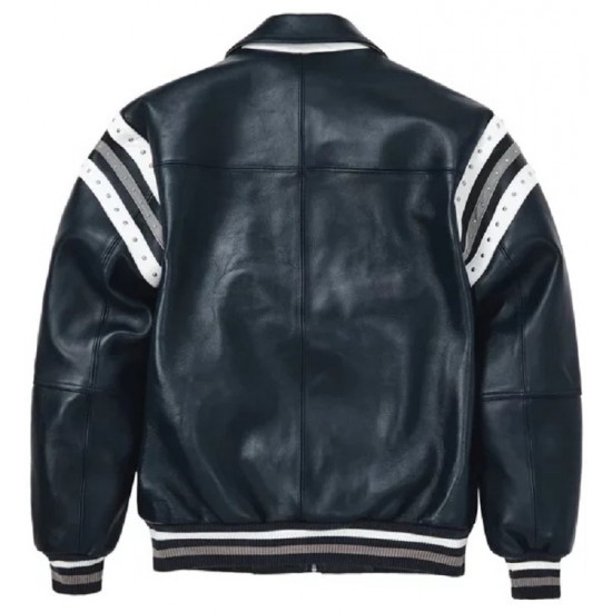 Pelle Pelle Encrusted Varsity Jacket