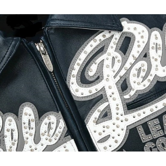 Pelle Pelle Encrusted Varsity Jacket