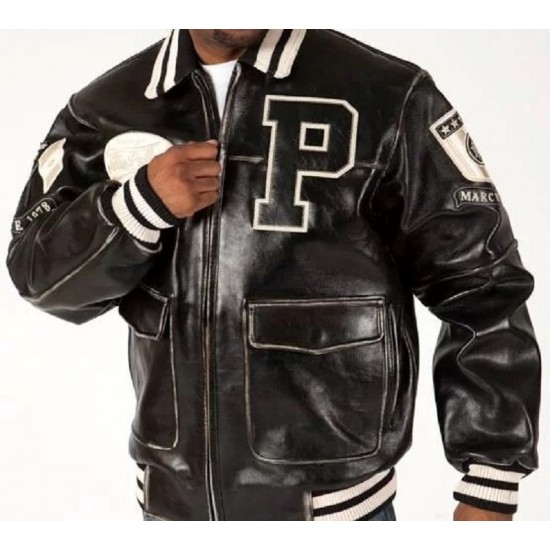 Pelle Pelle Leather Bomber Jacket