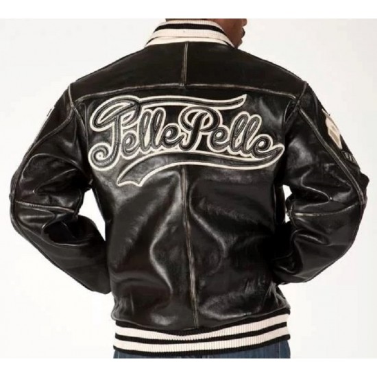 Pelle Pelle Leather Bomber Jacket