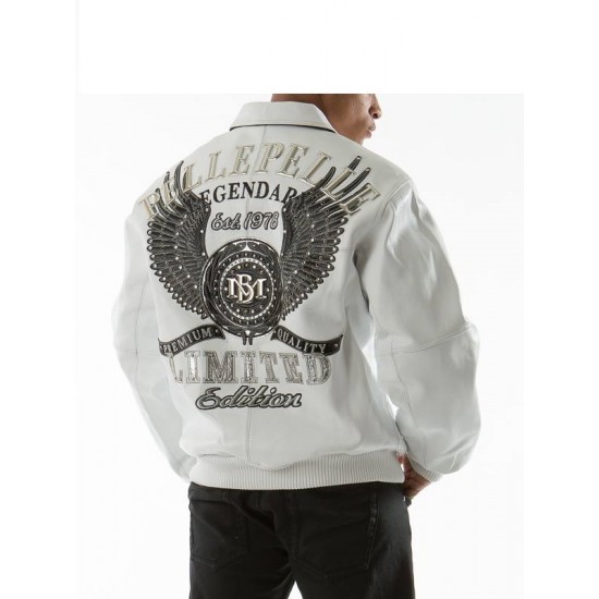 Pelle Pelle Legendary White Leather Jacket