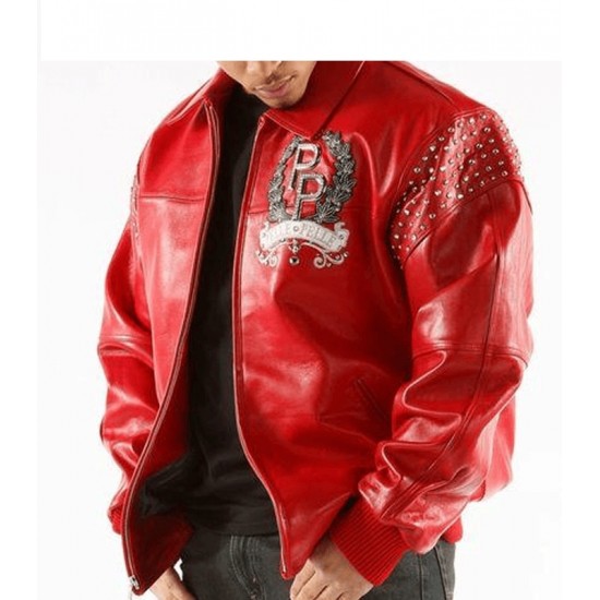 Pelle Pelle Live Like A King Red Leather Jacket