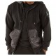 Pelle Pelle Mens 1978 Black Hooded Jacket