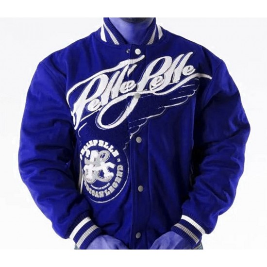 Pelle Pelle Mens American Blue Legend Jacket