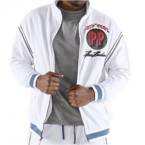 Pelle Pelle Mens Biker 1978 White Jacket