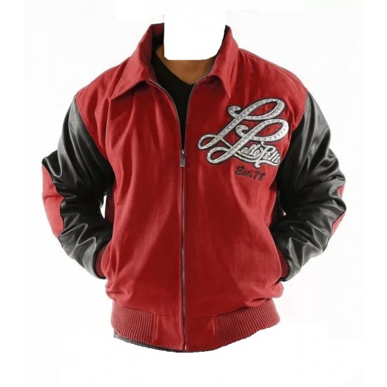 Pelle Pelle Notorious Red Varsity Jacket