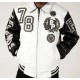 Pelle Pelle White Black Legend Varsity Jacket