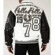 Pelle Pelle White Black Legend Varsity Jacket