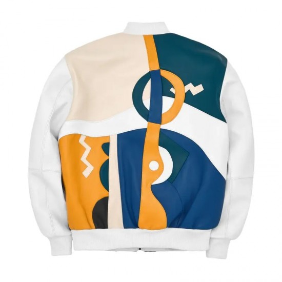 Pelle Pelle White Picasso Leather Jacket