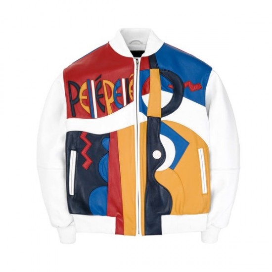 Pelle Pelle White Picasso Plush Jacket