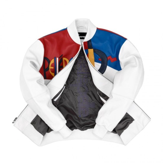 Pelle Pelle White Picasso Plush Jacket