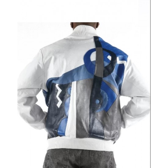 Pelle Pelle White Plush Picasso Jacket