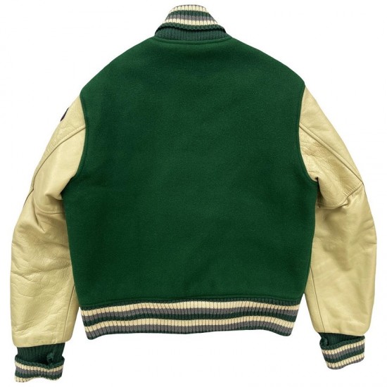 Pool Cup Tournament Green Varsity Jacket