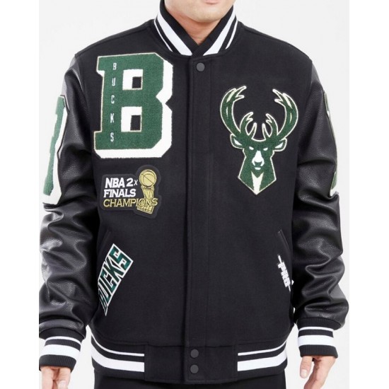 Pro Standard Milwaukee Bucks Varsity Jacket