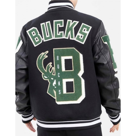 Pro Standard Milwaukee Bucks Varsity Jacket