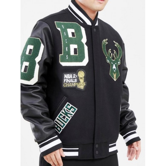 Pro Standard Milwaukee Bucks Varsity Jacket