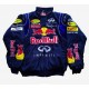 Red Bull Embroidered Blue Nascar Vintage Jacket