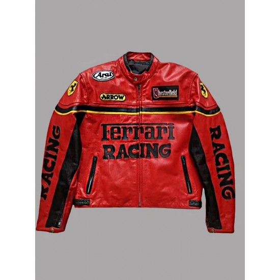 Red Ferrari Racing Jacket