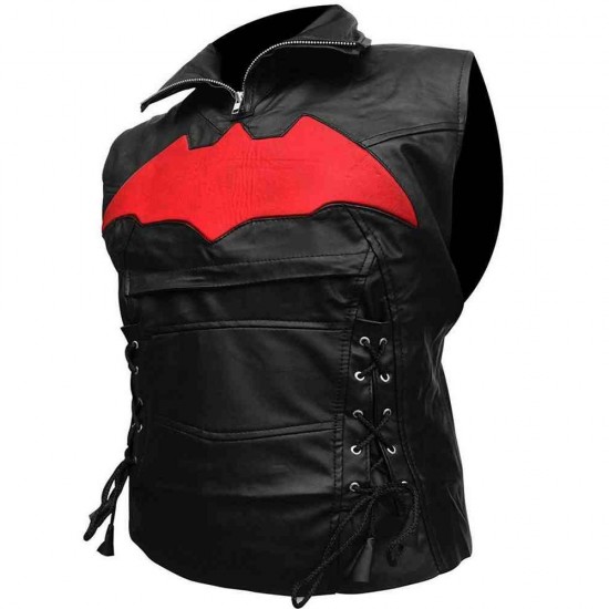 Red Hood Jason Todd Batman Arkham Knight Costume Vest And Jacket