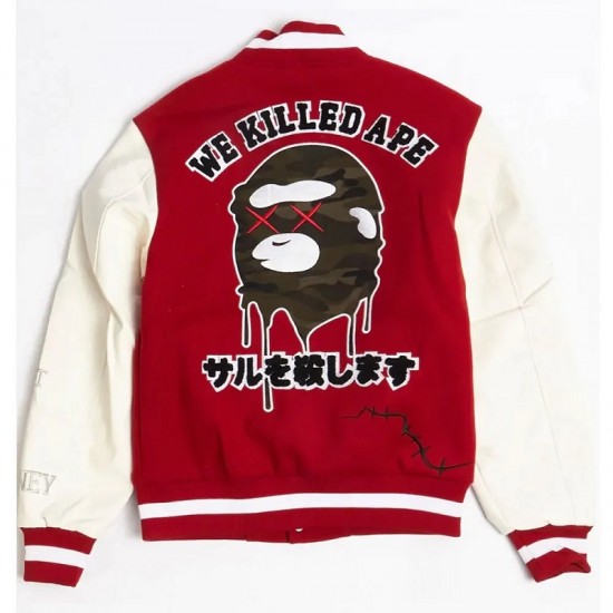 Robert Phillipe We Killed Ape Varsity Jacket