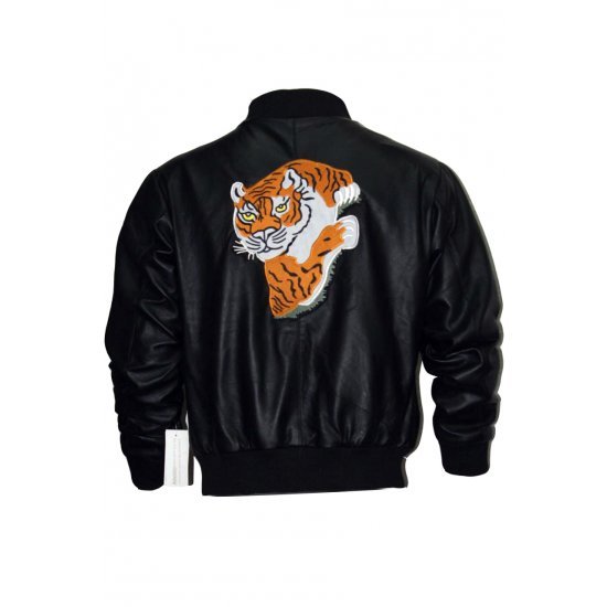 Rocky Tiger Balboa Black Leather Jacket