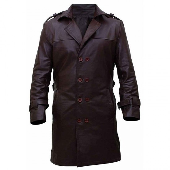 Rorschach Watchmen Leather Costume Trench Coat