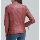 Rosemere Women's Red Casual Leather Jacket