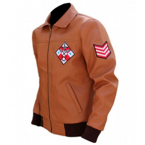 Ryo Hazuki Shenmue III Bomber Brown Leather Jacket