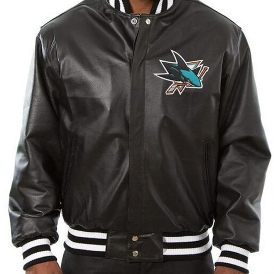 San Jose Sharks Leather Jacket