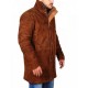 Sheriff Walt Robert Taylor Real Suede Leather Coat